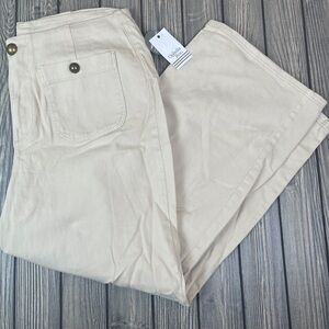 NEW Ophelia Roe Beige Tan Khaki Pants Women's Size 14